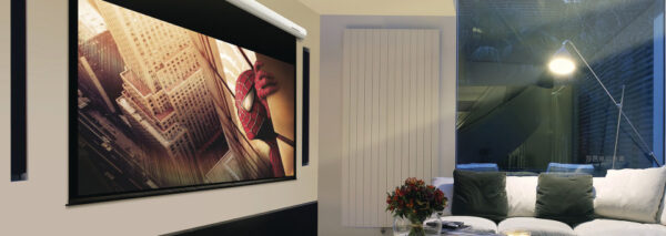 Grandview Cyber 106”, moottoroitu valkokangas